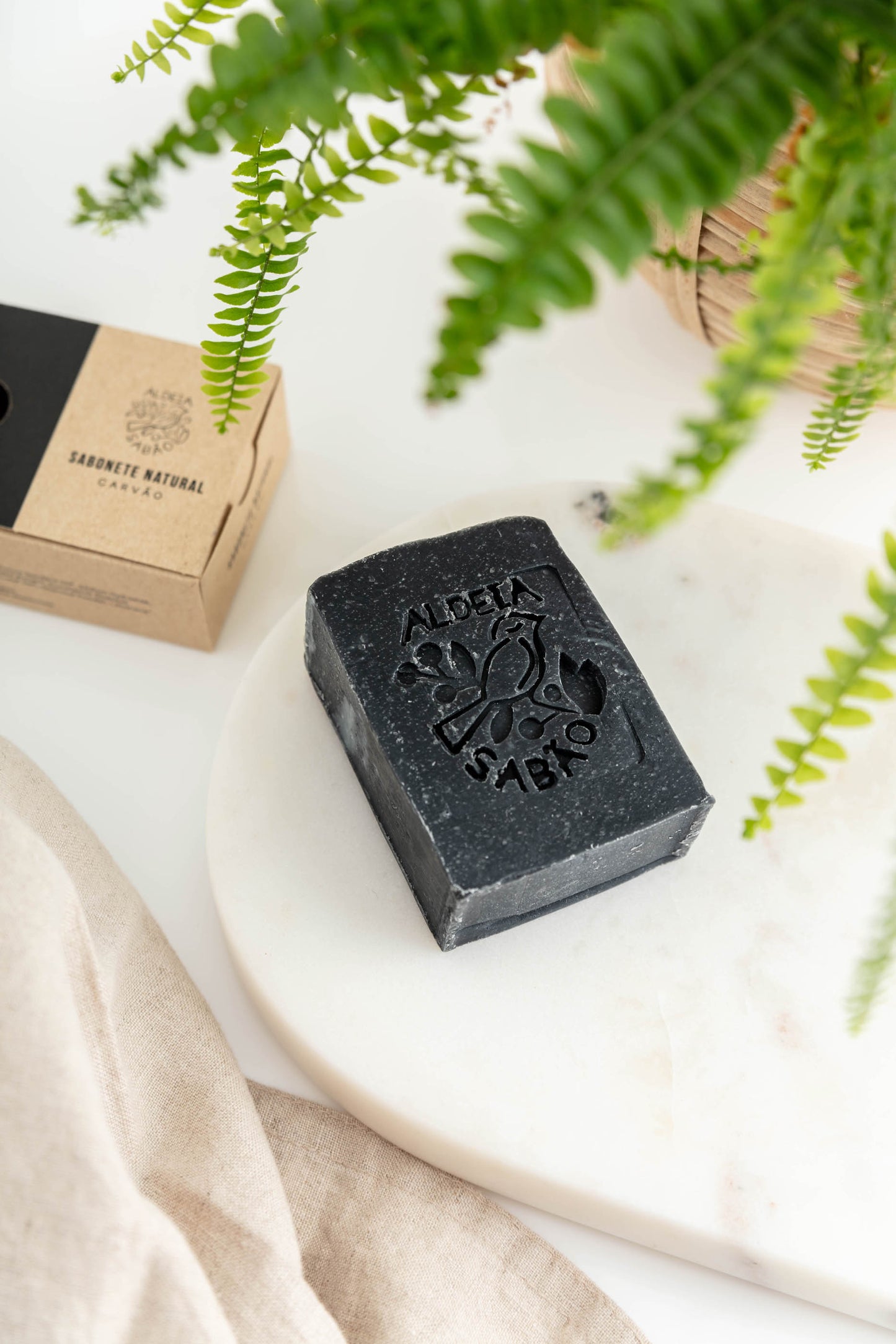 Charcoal soap