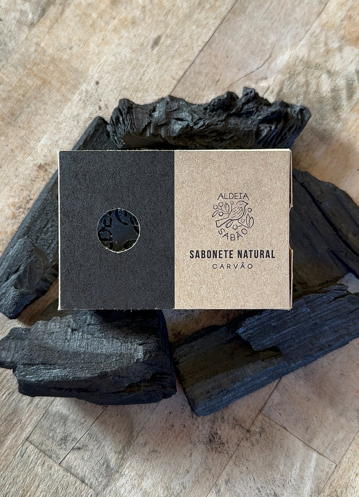 Charcoal soap